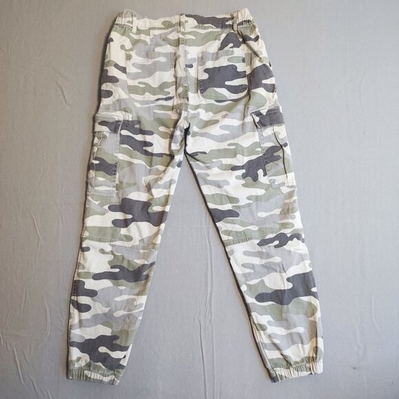 Aeropostale Aero high-rise relaxed jogger cargo pants women's M grey camouflage - Picture 4 of 15